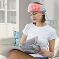USB Rechargeable 360° Scalp Massager with Heat & Air Compression(Blue)